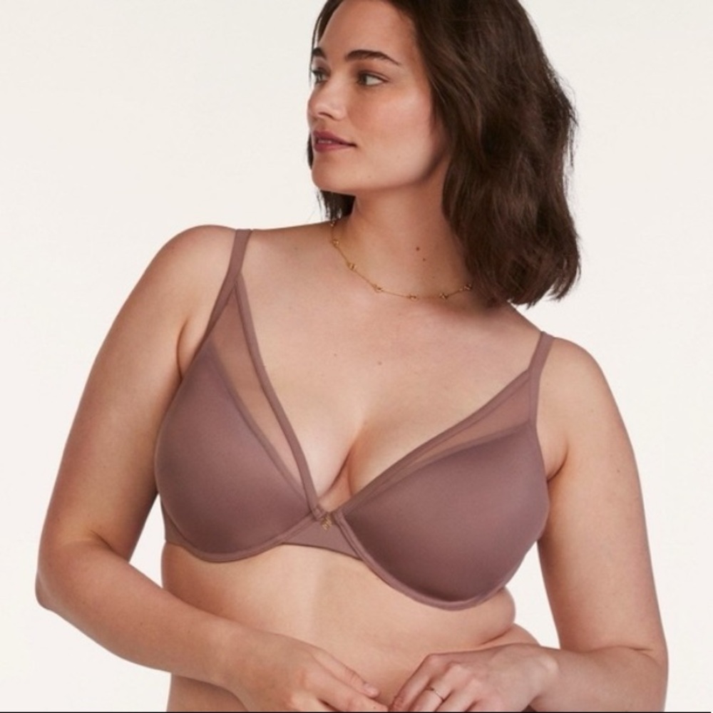 Thirdlove 24/7 Classic Contour Plunge Bra 46D